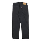 LEVI'S 501 BIG E Womens Jeans Black Regular Straight Denim W27 L26 Button Fit