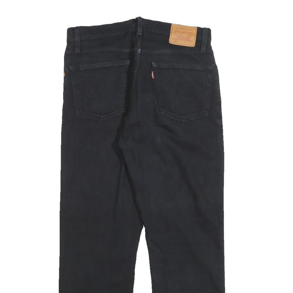 LEVI'S 501 BIG E Womens Jeans Black Regular Straight Denim W27 L26 Button Fit