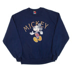DISNEY Mickey Mouse Womens Sweatshirt Blue XL