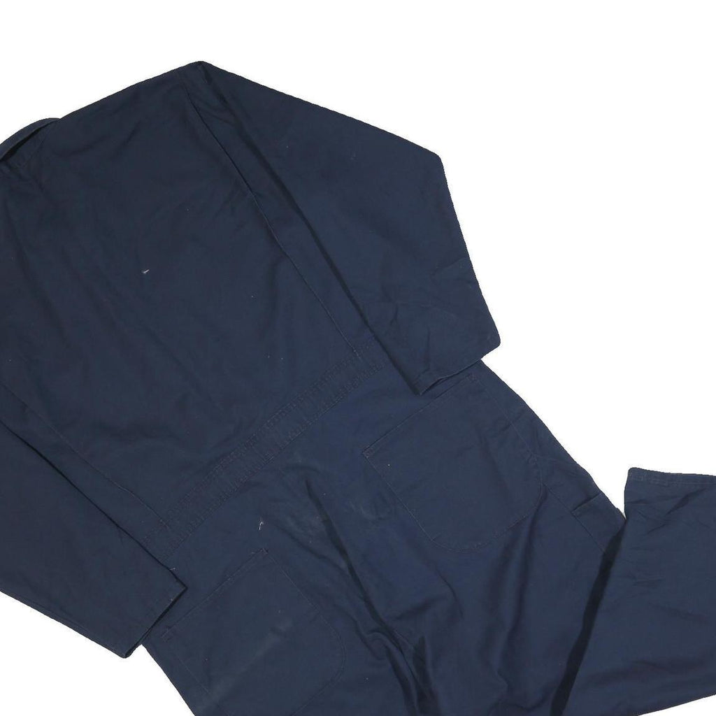 RED KAP Mens Navy Blue Dungarees Regular Fit Cotton Blend 2XL W48 L26 Workwear