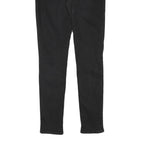 LEVI'S 711 Womens Jeans Black Slim Skinny Denim W28 L29 Zip Cotton Blend