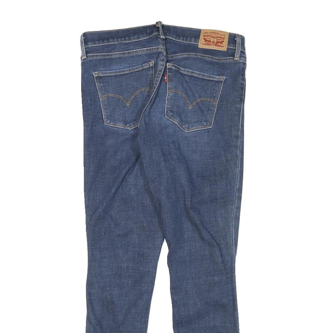 LEVI'S 311 Womens Slim Blue Denim Medium W28 L27 Distressed Ripped Jeans