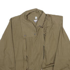 SAMPA SOUND Womens Beige Cotton Button Jacket UK 10 Plain Classic Relaxed Fit