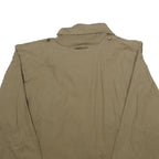 SAMPA SOUND Womens Beige Cotton Button Jacket UK 10 Plain Classic Relaxed Fit