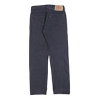 LEVI'S 501 Mens Jeans Black Regular Straight Denim W30 L32 Classic Button Fly