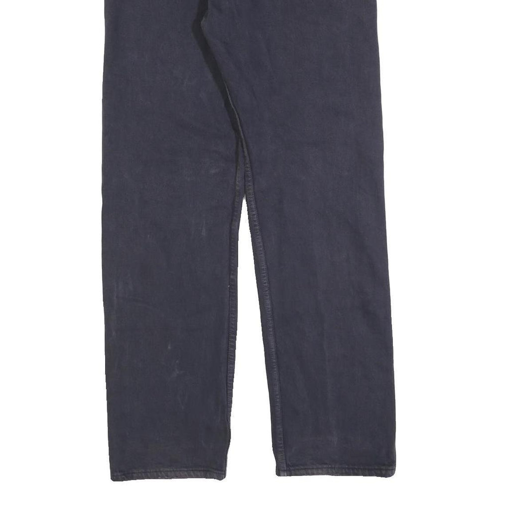 LEVI'S 501 Mens Jeans Black Regular Straight Denim W30 L32 Classic Button Fly