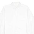 ETERNA Mens Plain Shirt White Long Sleeve L