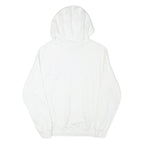 NIKE Mens White Hoodie S Cotton Blend Pullover Drawstring Pocket Casual