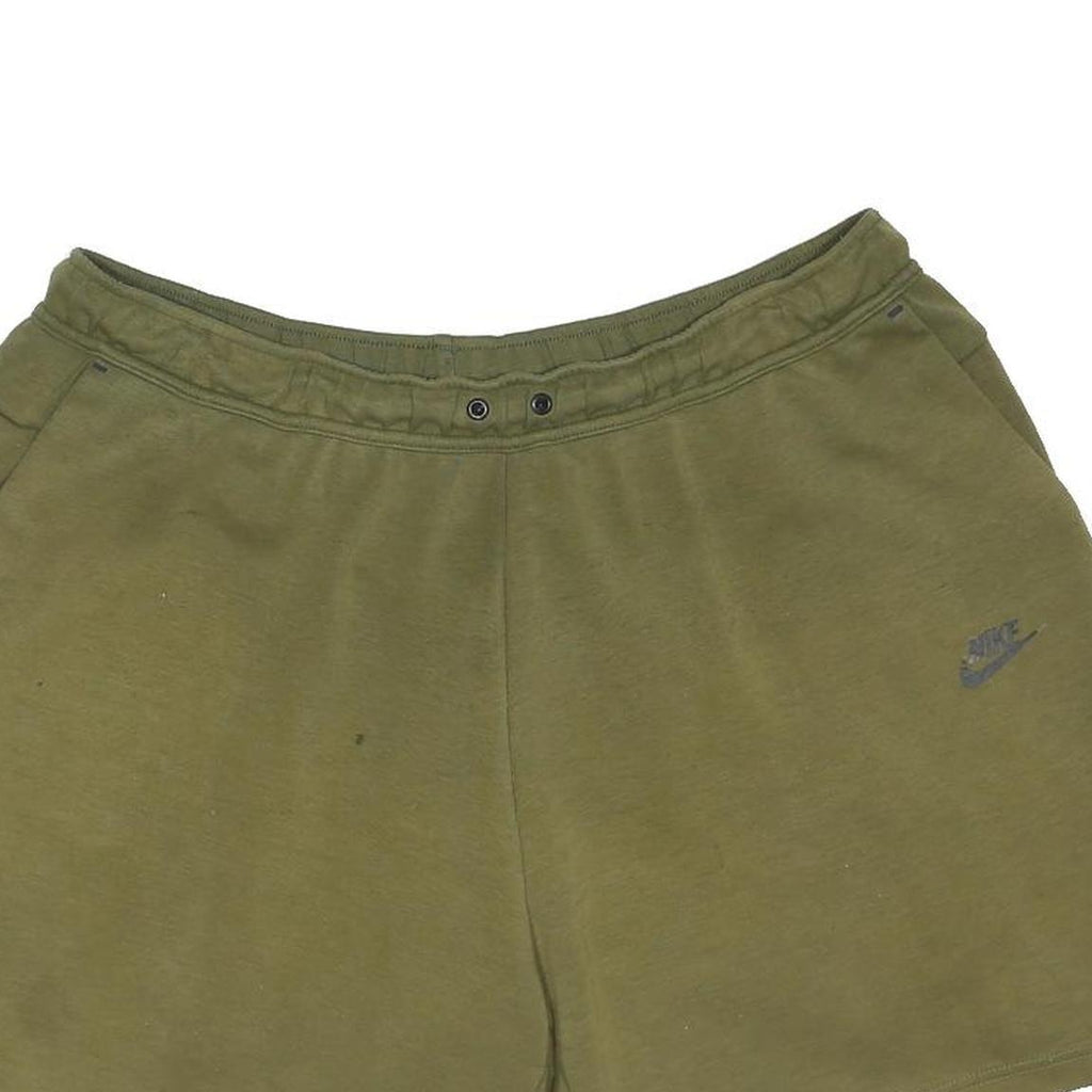 NIKE Mens Olive Green Casual Shorts 2XL W36 Cotton Blend Classic Fit