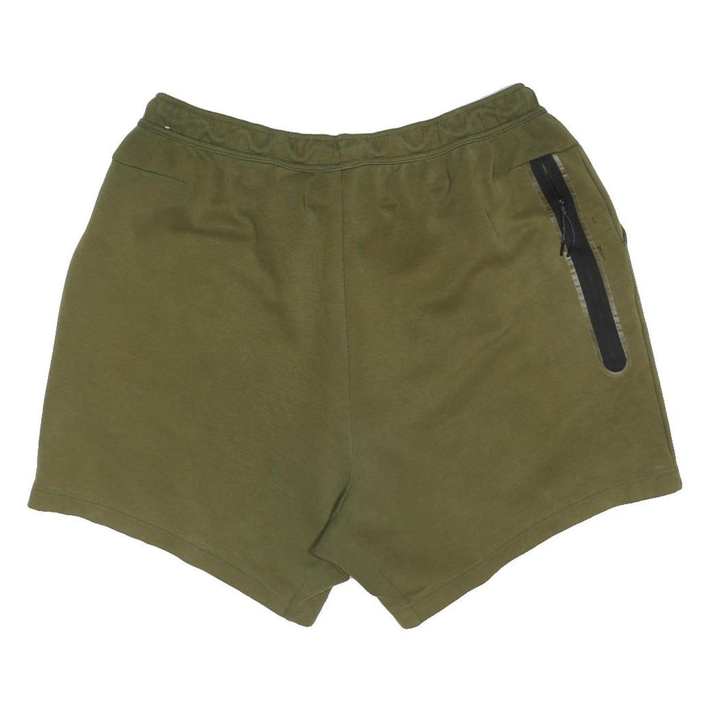 NIKE Mens Olive Green Casual Shorts 2XL W36 Cotton Blend Classic Fit