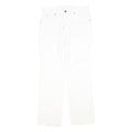 DICKIES Womens Regular Fit White Cotton Blend Jeans W32 L30 Button Closure