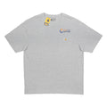 CARHARTT Mens Grey Workwear Logo Pocket T-Shirt L Short Sleeve Crew Neck Cotton