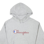 CHAMPION Womens Grey Hoodie XL Cotton Blend Pullover Hooded Sweatshirt