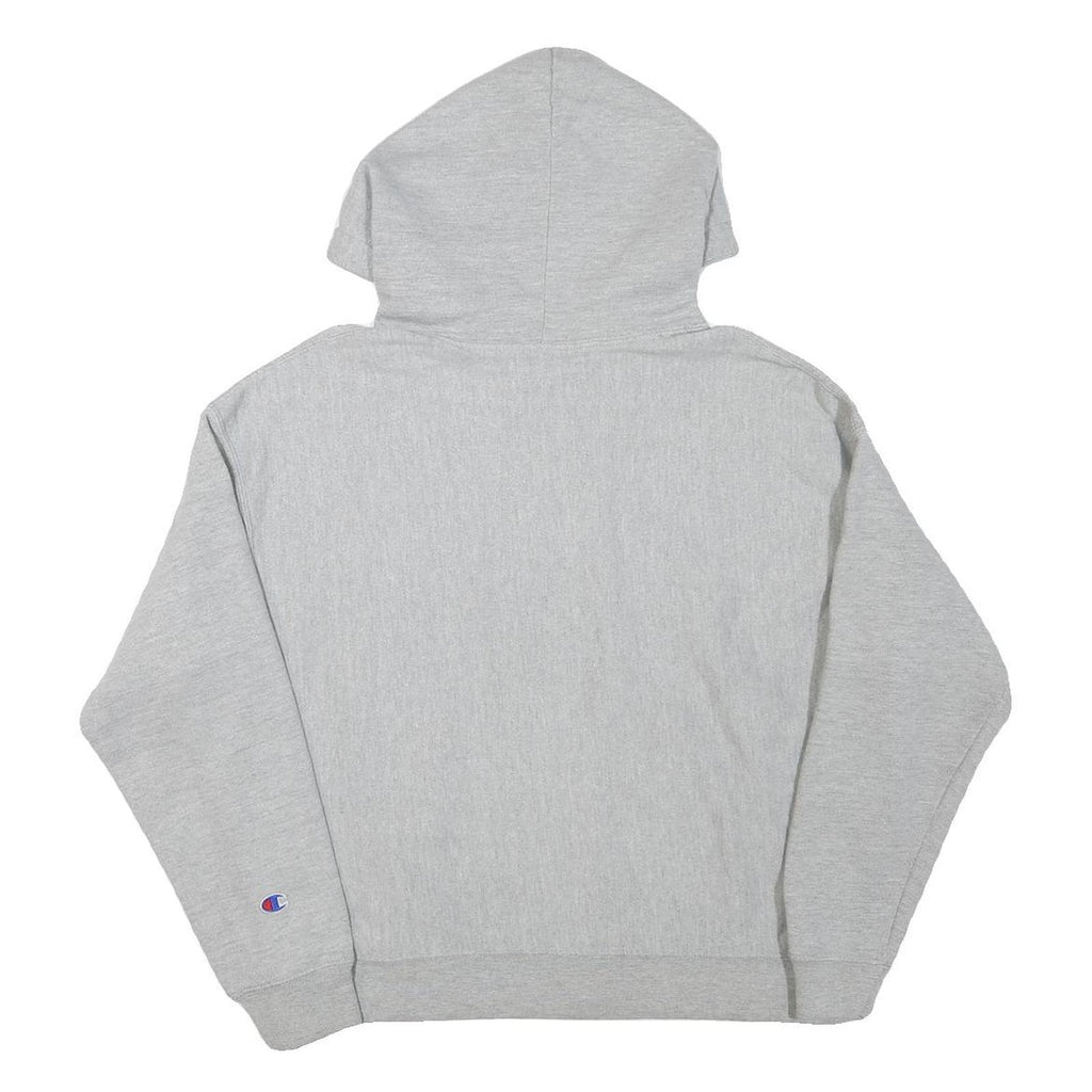 CHAMPION Womens Grey Hoodie XL Cotton Blend Pullover Hooded Sweatshirt