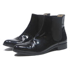 AQUATALIA Womens Chelsea Boots Black Leather UK 4 Stylish Classic Elegant