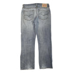 LEVI'S 501 Mens Jeans Blue Regular Straight Denim Medium W36 L31 Classic Fit