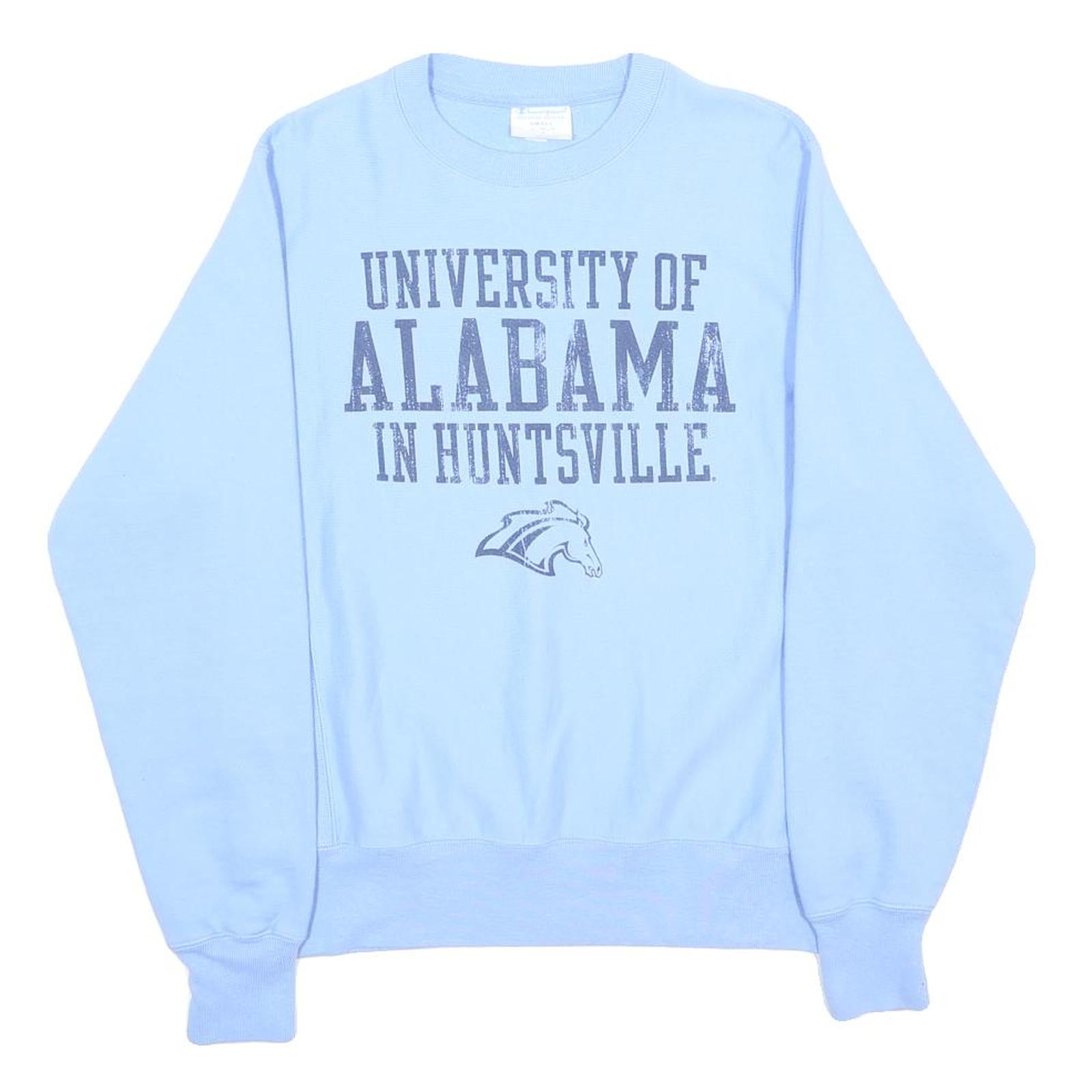 CHAMPION REVERSE WEAVE Mens Blue University Of Alabama Crew Neck S Sweatshirt