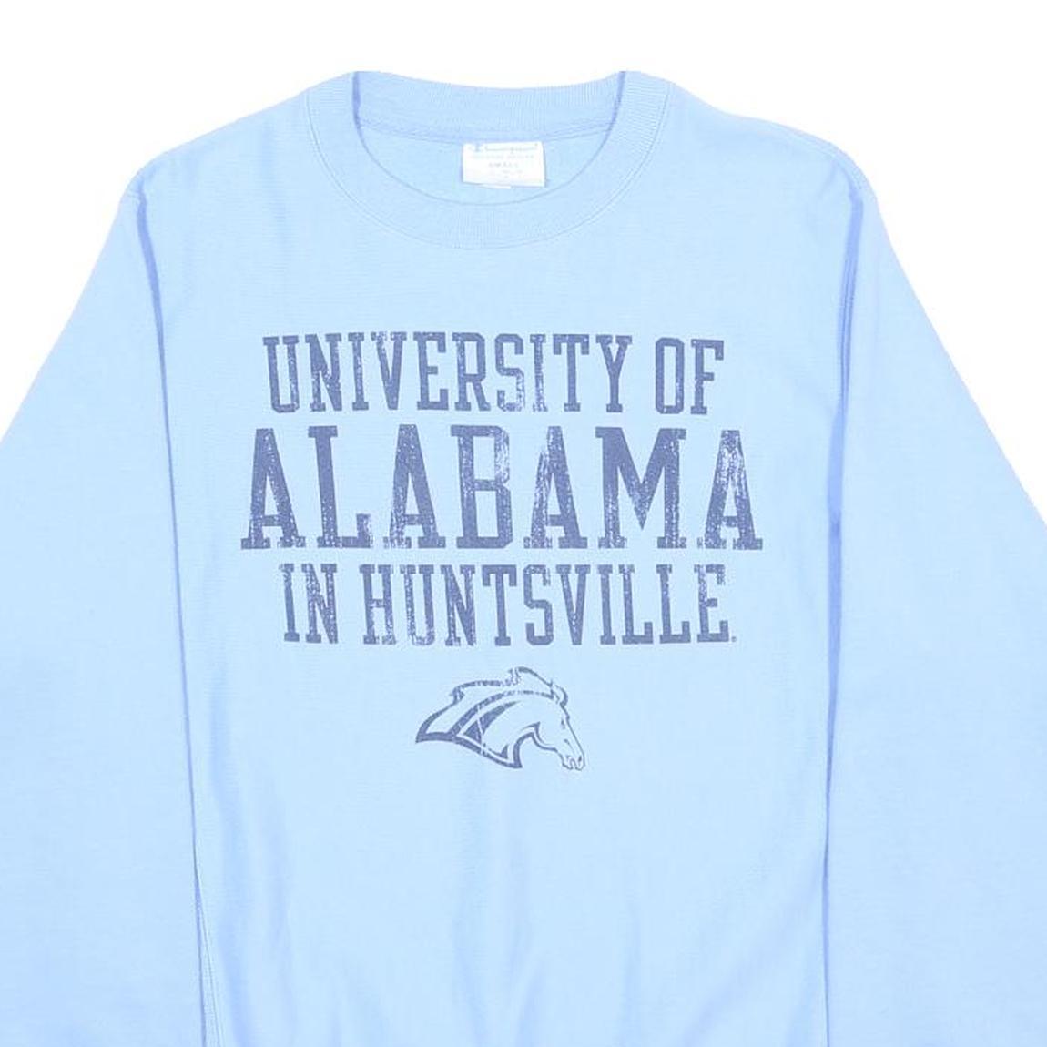 CHAMPION REVERSE WEAVE Mens Blue University Of Alabama Crew Neck S Sweatshirt