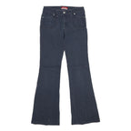 UNION BAY Womens Dark Blue Relaxed Flared Denim Jeans W26 L32 Classic Comfort