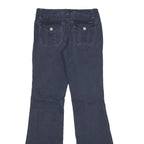 UNION BAY Womens Dark Blue Relaxed Flared Denim Jeans W26 L32 Classic Comfort
