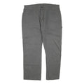 DICKIES Womens Grey Cotton Blend Regular Straight Trousers W40 L30 Workwear