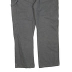 DICKIES Womens Grey Cotton Blend Regular Straight Trousers W40 L30 Workwear