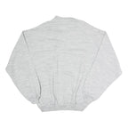 Mens Grey Cotton Blend Sweatshirt XL Embroidered Golf Motif Pullover Casual