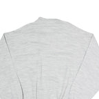 Mens Grey Cotton Blend Sweatshirt XL Embroidered Golf Motif Pullover Casual