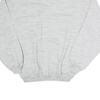 Mens Grey Cotton Blend Sweatshirt XL Embroidered Golf Motif Pullover Casual