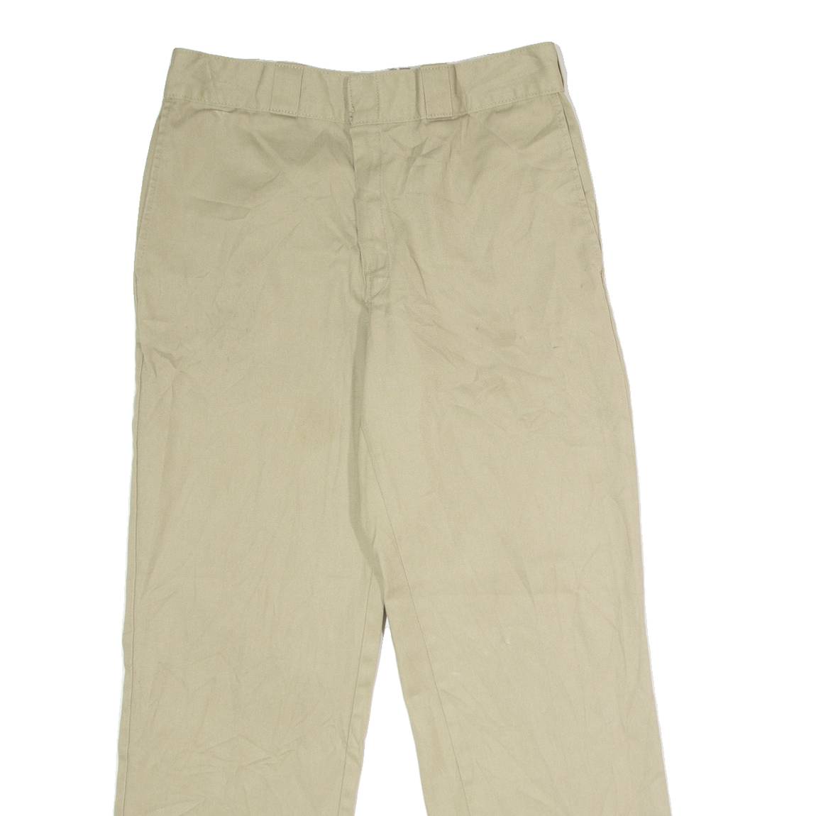 DICKIES 874 Workwear Mens Twill Trousers Beige Classic Straight W32 L30