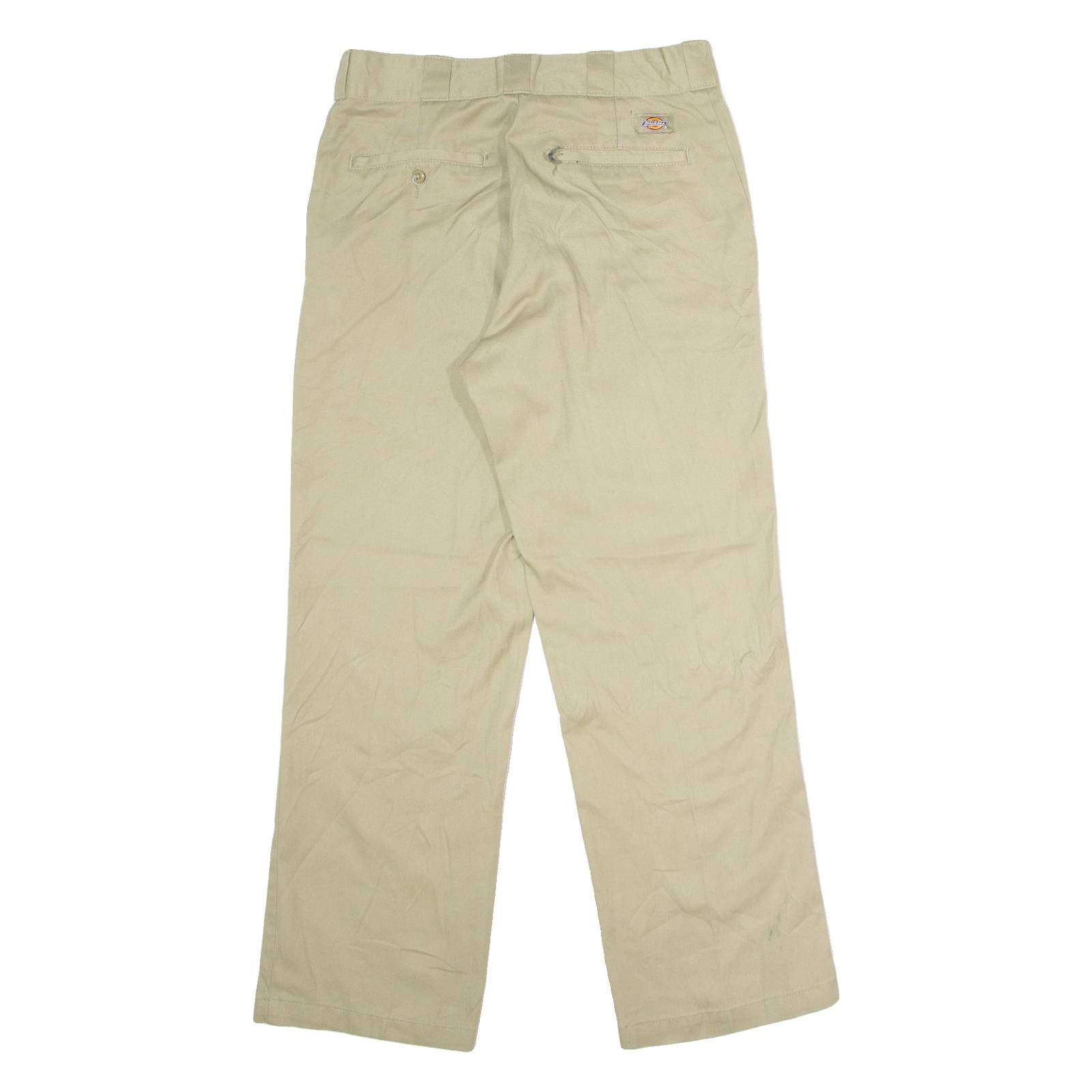 DICKIES 874 Workwear Mens Twill Trousers Beige Classic Straight W32 L30