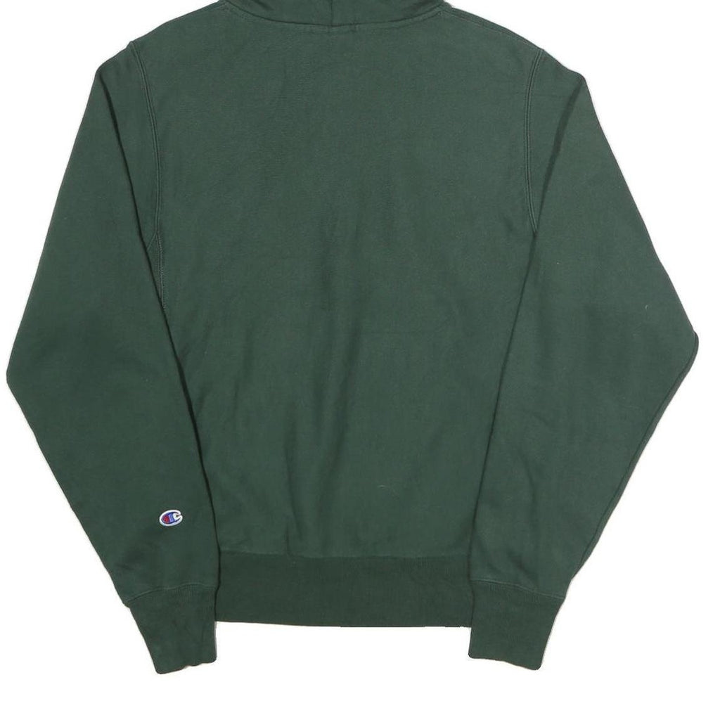CHAMPION REVERSE WEAVE Mens Green Vermont Pullover Hoodie S Cotton Blend Casual