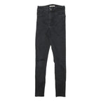 LEVI'S Womens Black Slim Skinny Denim Medium Wash W22 L27 Stretch Cotton Blend