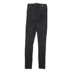 LEVI'S Womens Black Slim Skinny Denim Medium Wash W22 L27 Stretch Cotton Blend