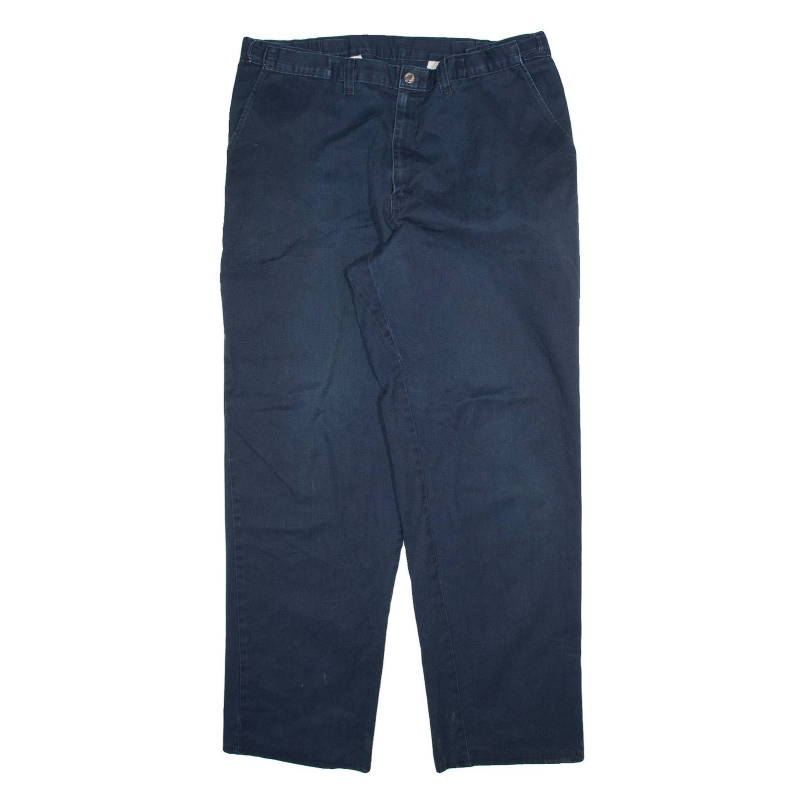 DICKIES Mens Trousers Blue Relaxed Straight W38 L32
