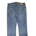 LEVI'S Mens Regular Blue Denim Jeans W38 L34 Classic Cotton Blend Button