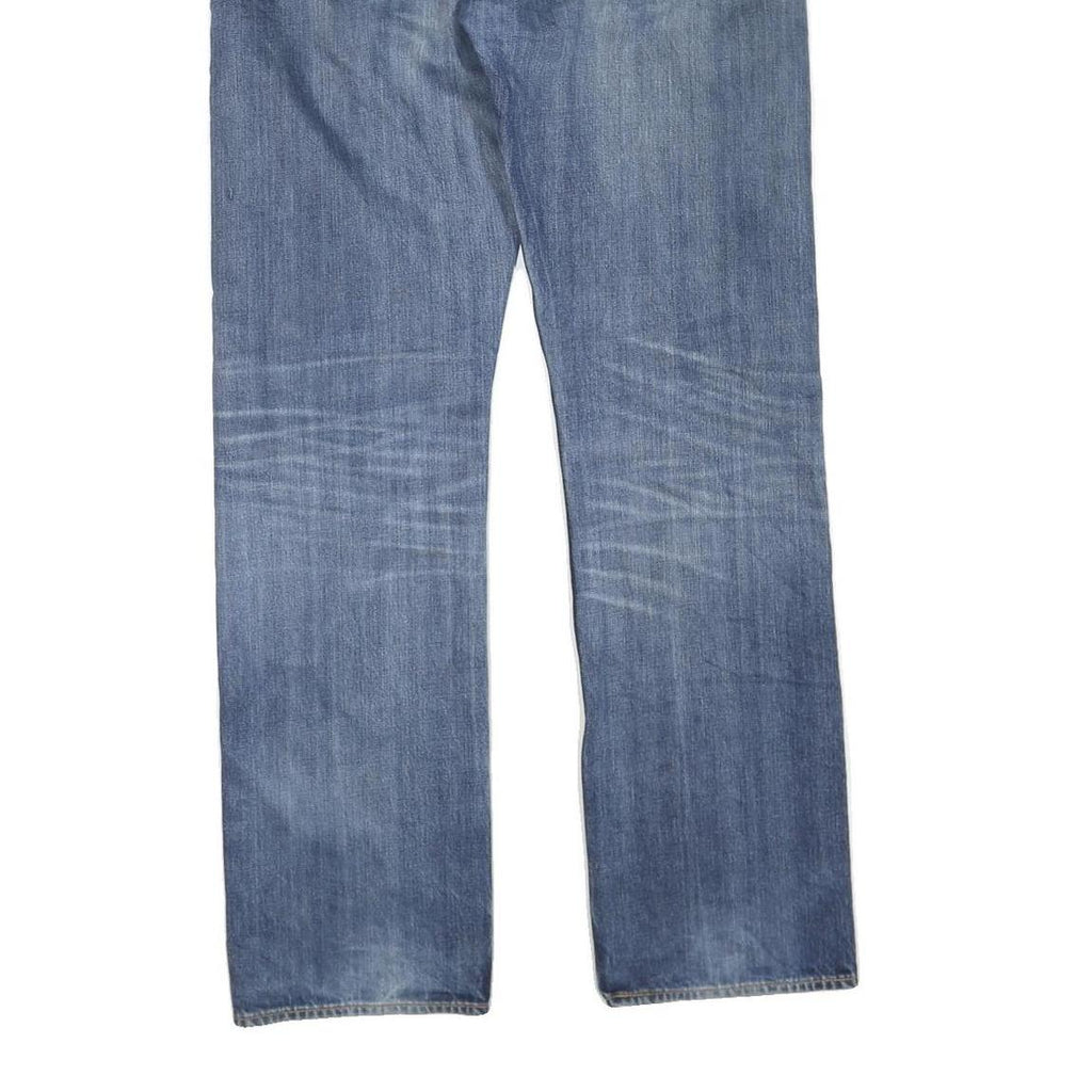 LEVI'S Mens Regular Blue Denim Jeans W38 L34 Classic Cotton Blend Button