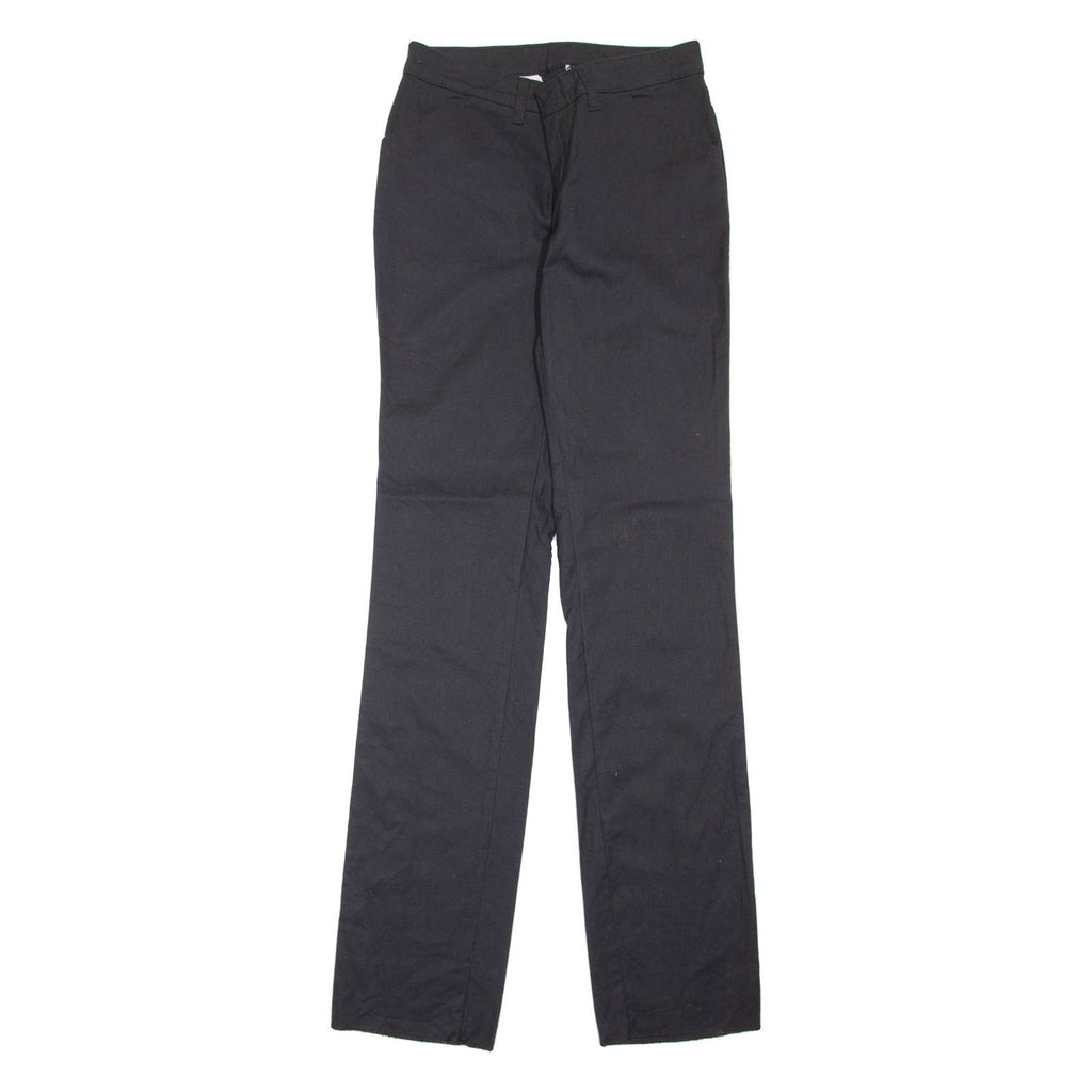 DICKIES Workwear Womens Trousers Black Regular Straight W28 L36