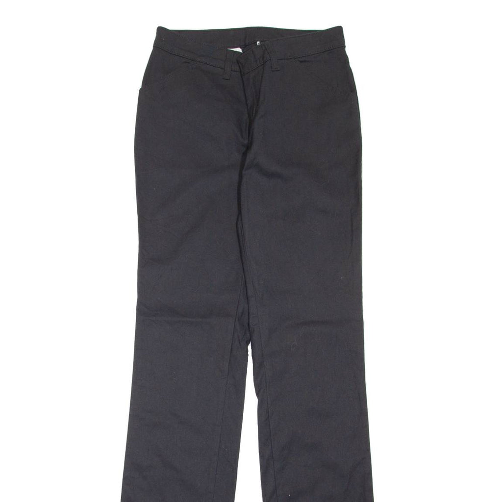 DICKIES Workwear Womens Trousers Black Regular Straight W28 L36