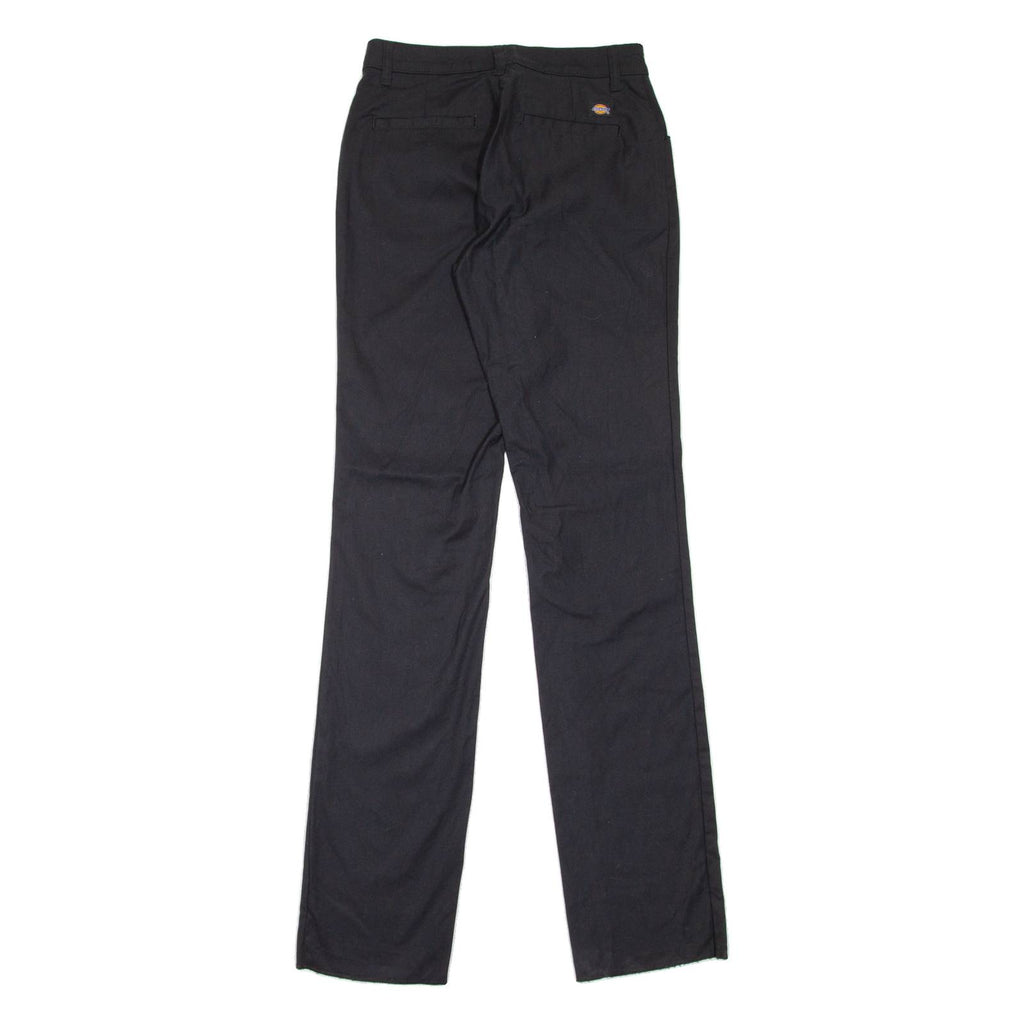 DICKIES Workwear Womens Trousers Black Regular Straight W28 L36
