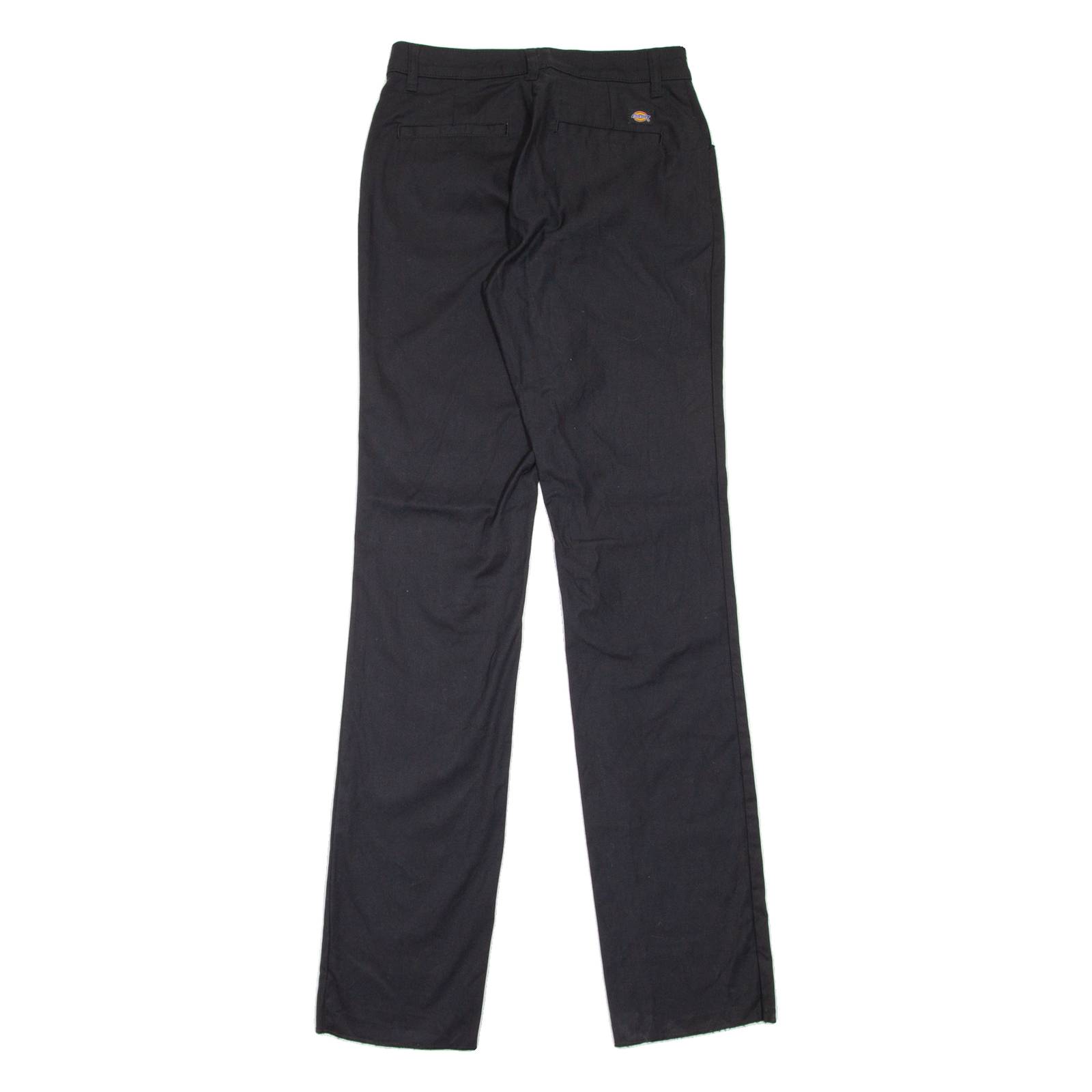 DICKIES Workwear Womens Trousers Black Regular Straight W28 L36