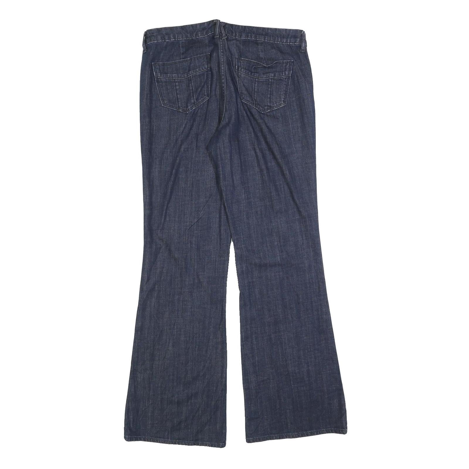 OLD NAVY Womens Regular Fit Flared Denim Jeans Blue W32 L32