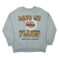 PULL & BEAR Love My Planet Womens Sweatshirt Grey S