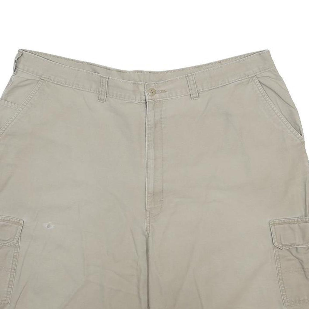 DICKIES Mens Shorts Beige Casual Cargo XL W40 Workwear Cotton Blend