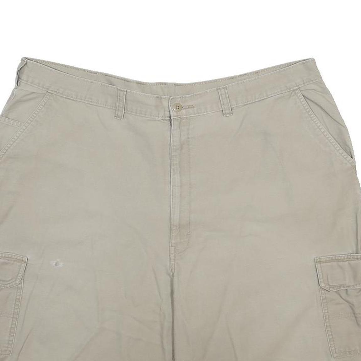 DICKIES Mens Shorts Beige Casual Cargo XL W40 Workwear Cotton Blend