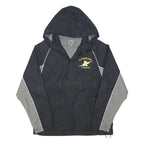 CHAMPION Mens Black & Grey Andrew T-Bolts Pullover Zip Jacket Polyester Blend M