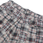 AVIREX Mens Cotton Blend Grey Black & Red Patchwork Casual Shorts M W32