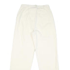 VILAGER Mens Cotton Blend White Regular Fit Straight Leg Trousers W30 L31