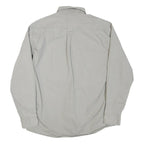 WRANGLER Mens Beige Cotton Blend Casual Shirt M Long Sleeve Button Front