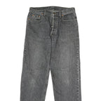 LEVI'S Mens Jeans Black Regular Straight Denim Medium W30 L30 Classic Button Fly